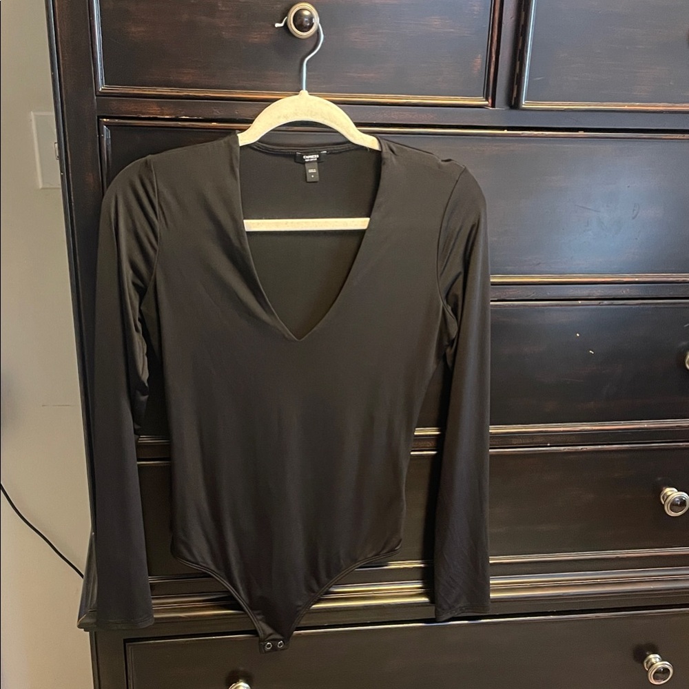 Black Long Sleeve Bodysuit